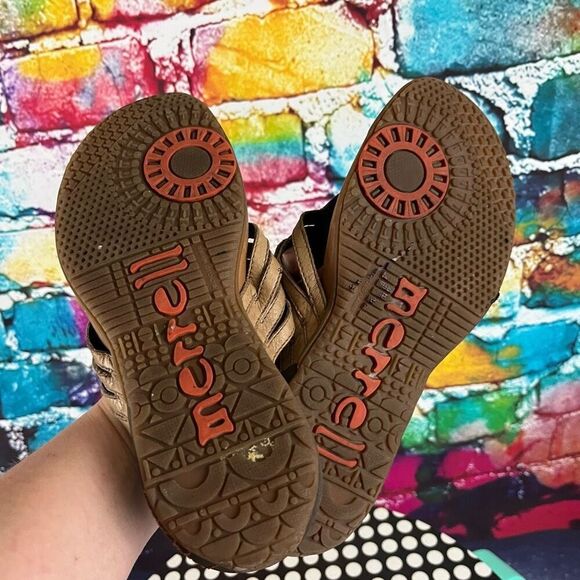 Merrell Lidia Sandal Leather Thong Flip Flop Casual Flat Comfort Size 6 - Picture 6 of 7